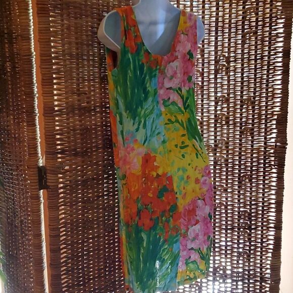 Vintage Jams World Bouquet Burst Dress L - Picture 5 of 8